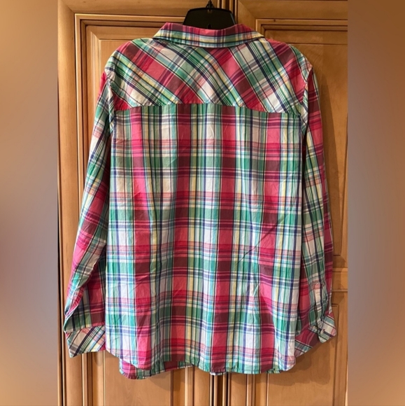 Talbots - Classic Casual Plaid Shirt - Picture 4 of 10